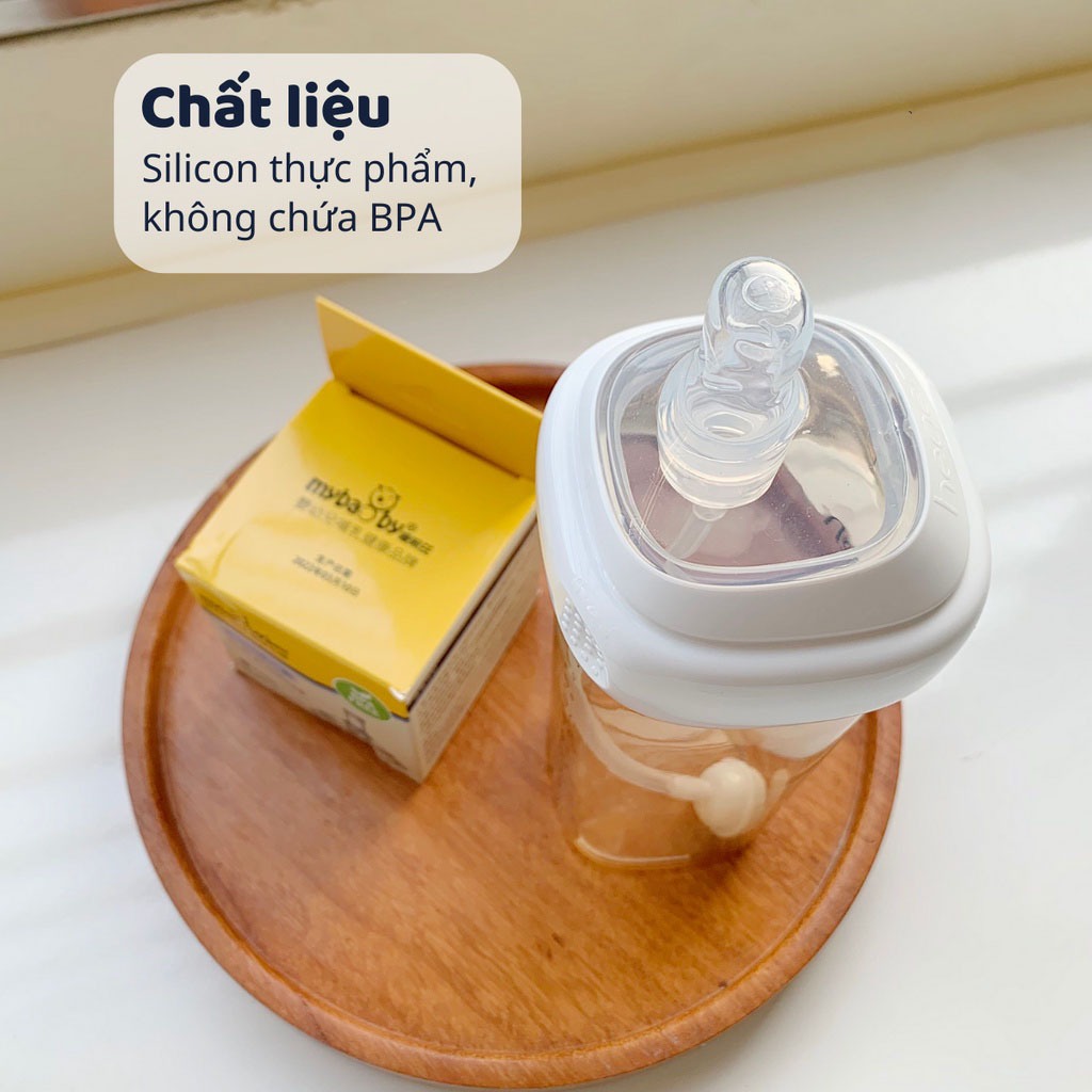 Ống tập hút hút bình sữa, dây ti sữa hoàng gia HG, giúp bé có thể ti bình ở mọi tư thế đứng, ngồi, nằm - My Baby
