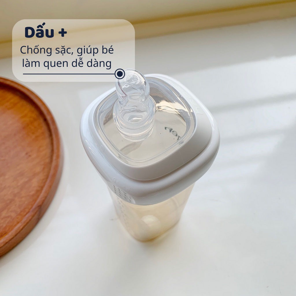 Ống tập hút hút bình sữa, dây ti sữa hoàng gia HG, giúp bé có thể ti bình ở mọi tư thế đứng, ngồi, nằm - My Baby