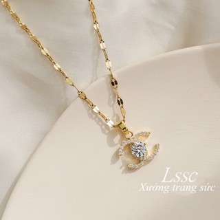  Dây chuyền titan mặt X 