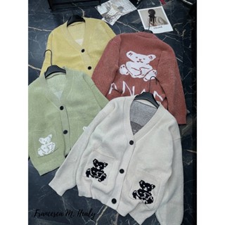  Áo khoác cadigan gấu 