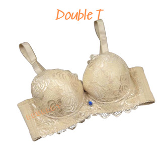 Áo ngực, áo lót mặc áo dài, sơ mi siêu nâng đệm 5cm cao cấp Sisterhood, có gọng ren dễ thương Double T#3060