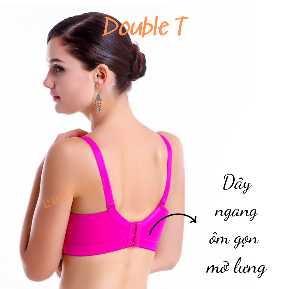Áo ngực, áo lót mặc áo dài, sơ mi siêu nâng đệm 5cm cao cấp Sisterhood, có gọng ren dễ thương Double T#3060