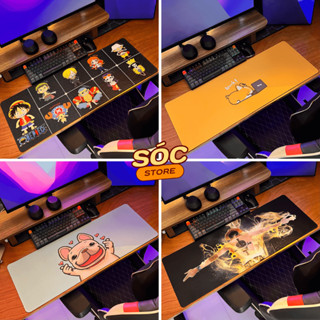 Lót chuột cỡ lớn 80x30 cm dày 3mm, miếng lót chuột có bo viền chắc chắn