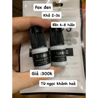 Keo foxes đen khô 2-3s