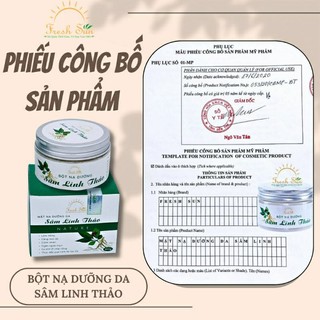(Không Vỏ hộp) Bột nạ thảo dược Sâm Linh Thảo