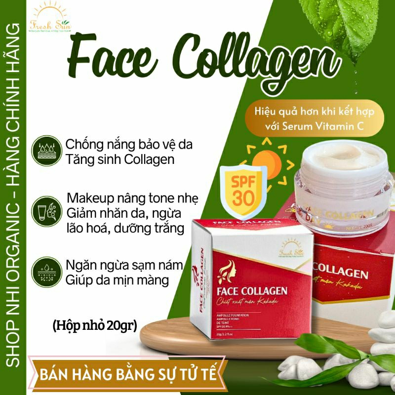 KEM CHỐNG NẮNG FACE COLLAGEN (20gr)