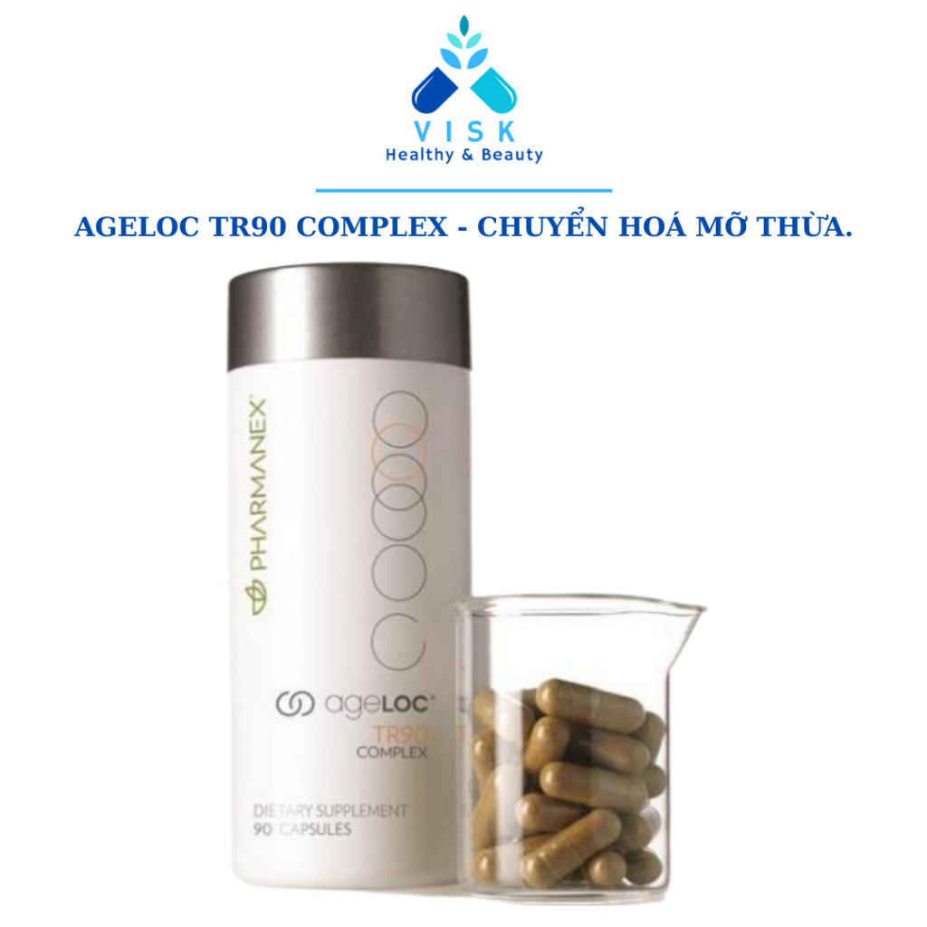 Ageloc Tr90 Complex Nuskin - Hỗ trợ chống oxy hóa, chuyển hóa mỡ thừa, duy trì cơ săn chắc (120 viên/ hộp)