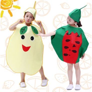 🍄Hóa Trang Halloween Hình Trái Cây, Rau Củ Cho Bé:  Quả Chuối, Dâu Tây, Cây Nấm, Quả Ớt Đỏ, Bí Ngô, Cam, Táo, Đào,...
