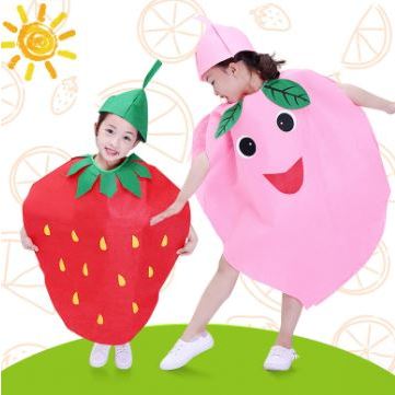 🍄Hóa Trang Halloween Hình Trái Cây, Rau Củ Cho Bé:  Quả Chuối, Dâu Tây, Cây Nấm, Quả Ớt Đỏ, Bí Ngô, Cam, Táo, Đào,...