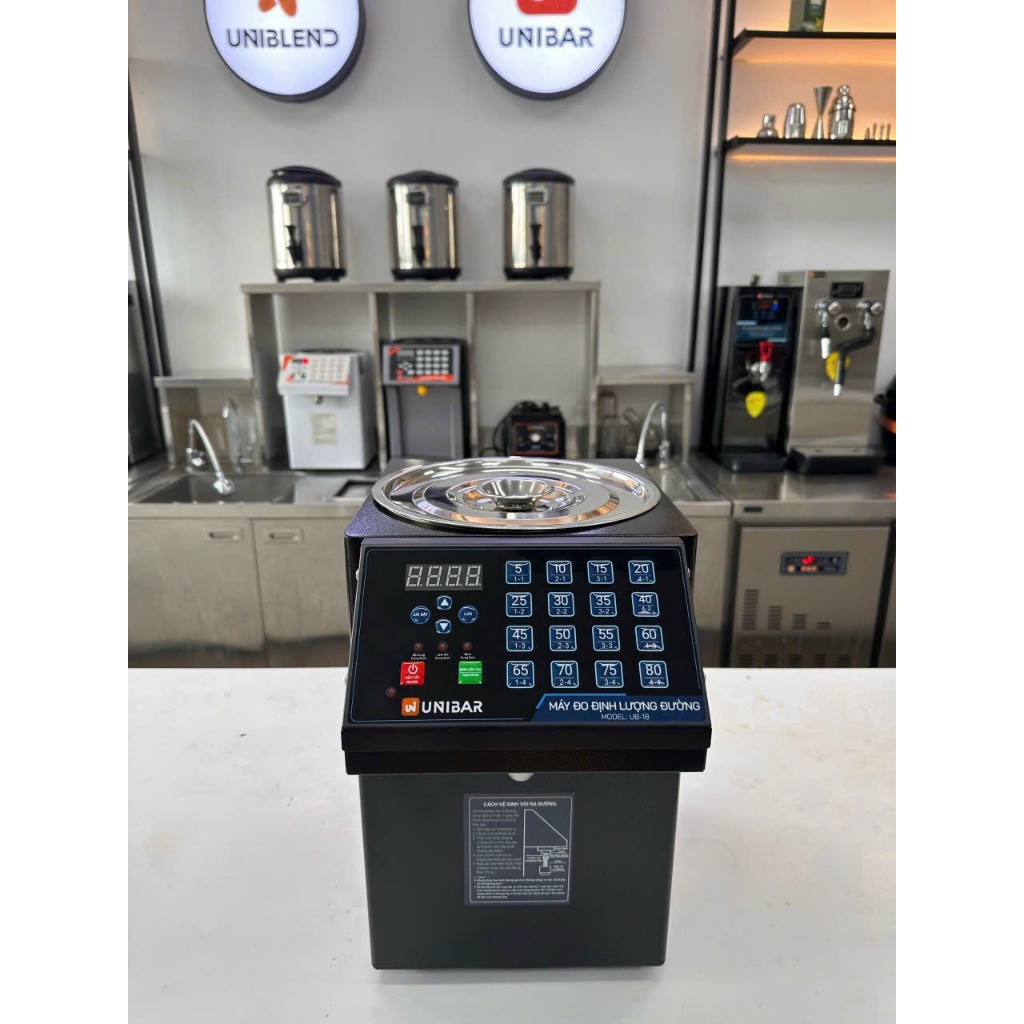 Máy định lượng đường Unibar phiên bản tiếng việt