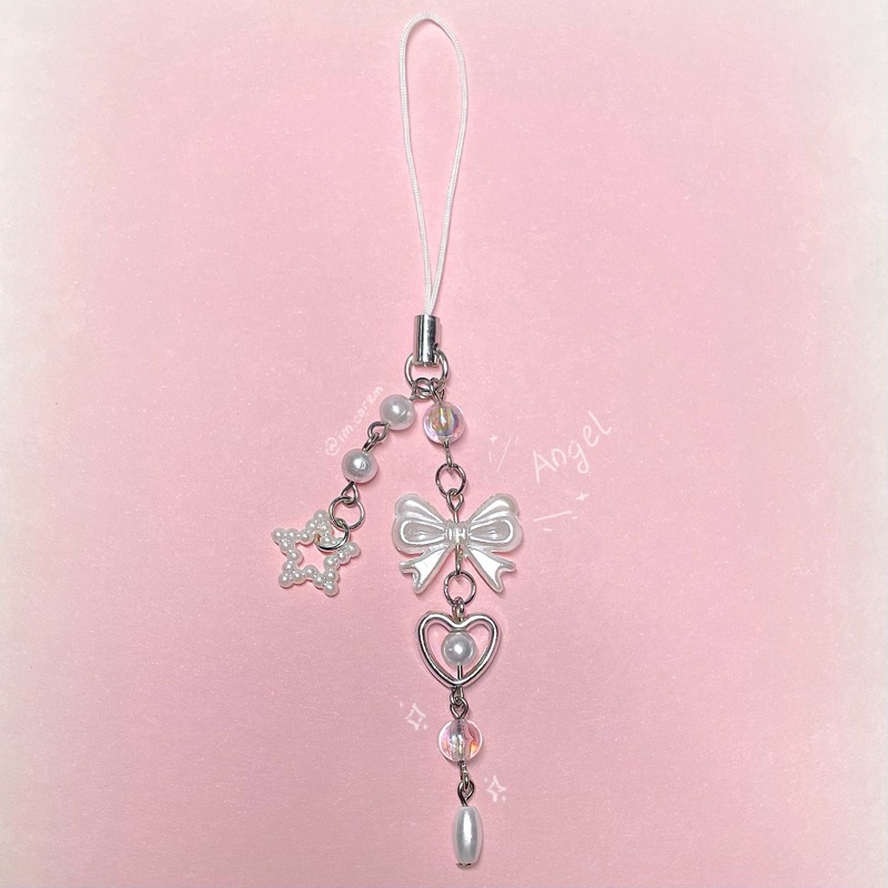 Móc Khoá 𝗫𝗜𝗡𝗛 𝗞𝗘𝗬𝗖𝗛𝗔𝗜𝗡𝗦 - Dây đeo Điện Thoại Handmade by Carem ୨୧‧₊˚⊹