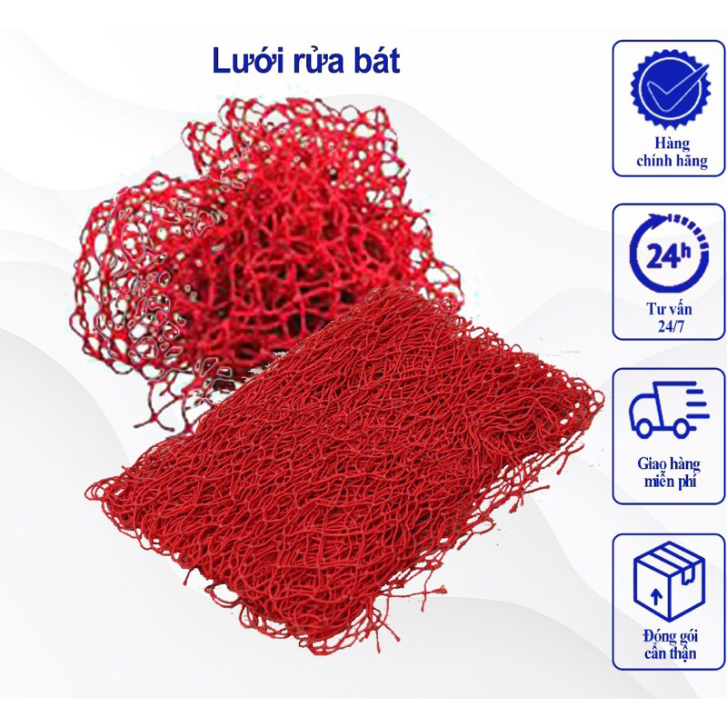 Set 2 rẻ rửa bát chén/ lưới rửa bát