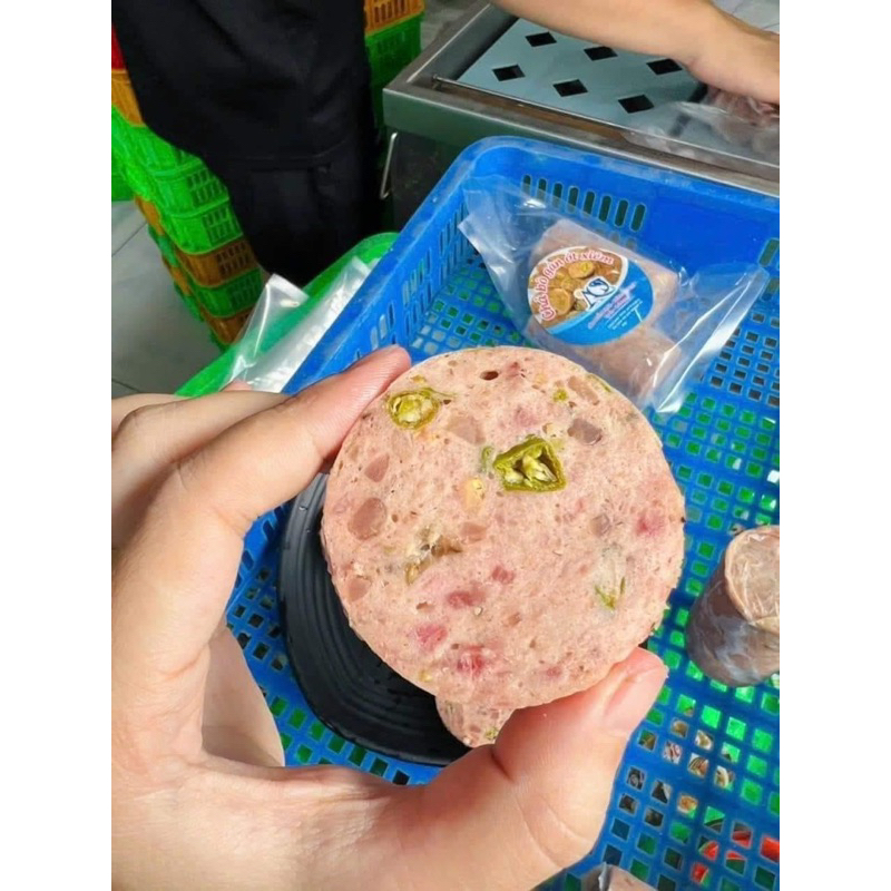 Chả bò da ớt xiêm xanh 1 đòn 500gr