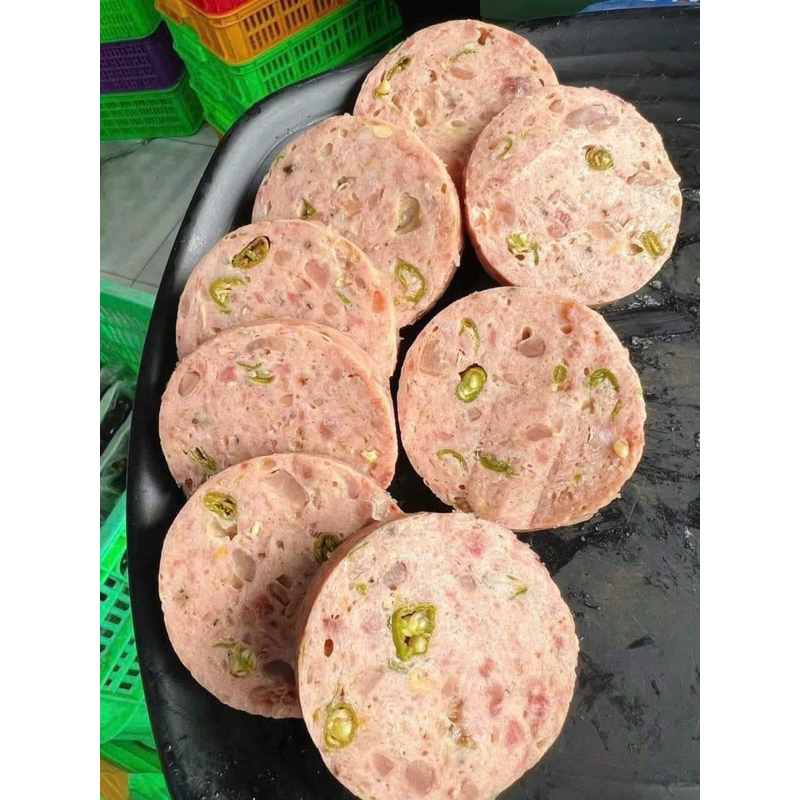 Chả bò da ớt xiêm xanh 1 đòn 500gr