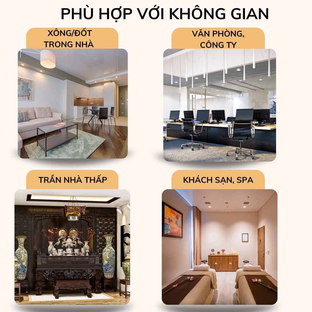 Nhang trầm hương THIÊN MỘC HƯƠNG thơm, ít khói, không hóa chất hộp tích trầm 8 năm 200 cây 20cm