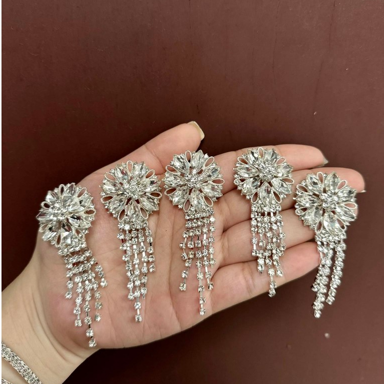 Ghim Tag Cài Áo Hình Nơ Đính Đá Phối Đồ Thời Trang Nữ