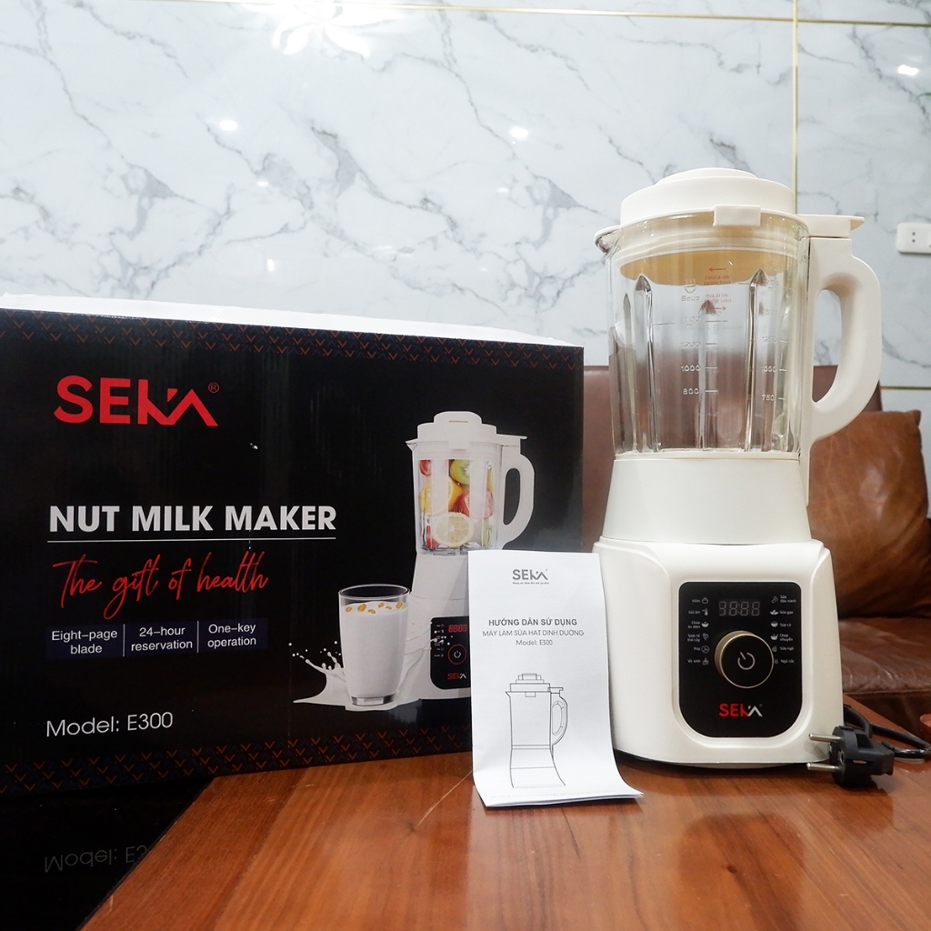 Máy xay sữa hạt Bosingwa-SEKA E300 Đa năng với 12 chức năng ưu Việt