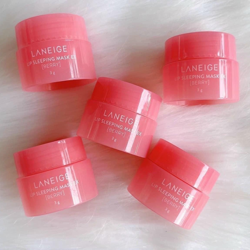 Dưỡng môi Laneige Lip Sleeping Mask Berry 3g, giúp mềm mịn hồng môi