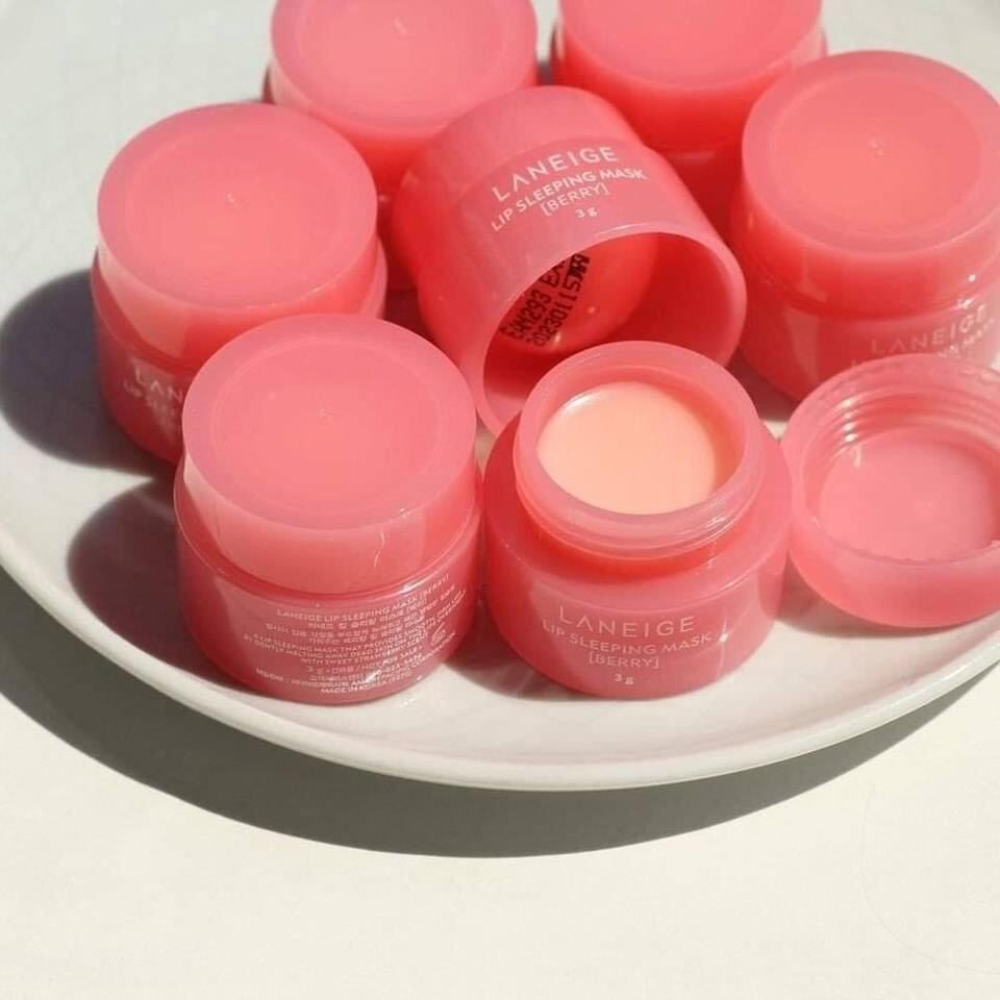 Dưỡng môi Laneige Lip Sleeping Mask Berry 3g, giúp mềm mịn hồng môi