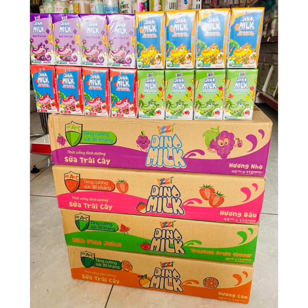 Sữa trái cây Izzi 110ml * 48 hộp/thùng
