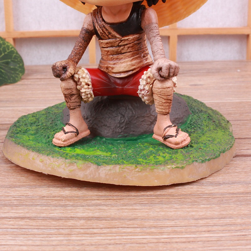 Mô hình One Piece Luffy băng bó tư thế ngôi figure mô hình one piece