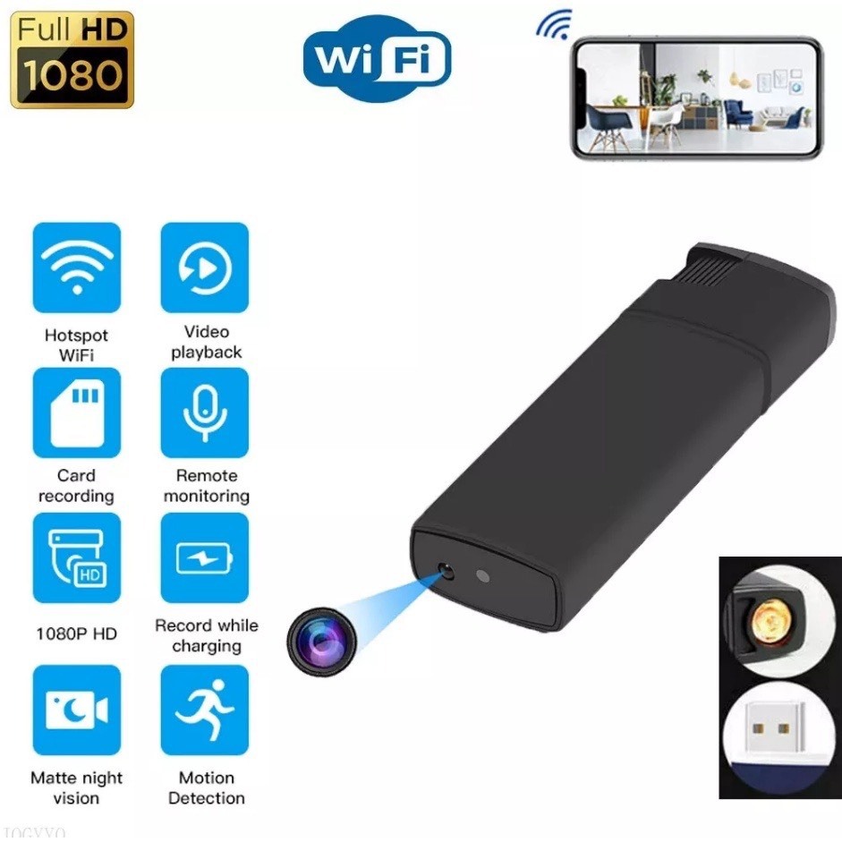 Camera wifi MINI 1080p xem qua điện thoại