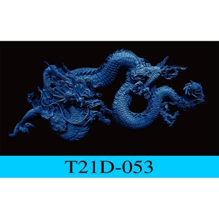 Tranh 3d bể cá cảnh mẫu tranh rồng - tranh bể cá sẵn keo dán - tặng kèm bộ dụng cụ dán