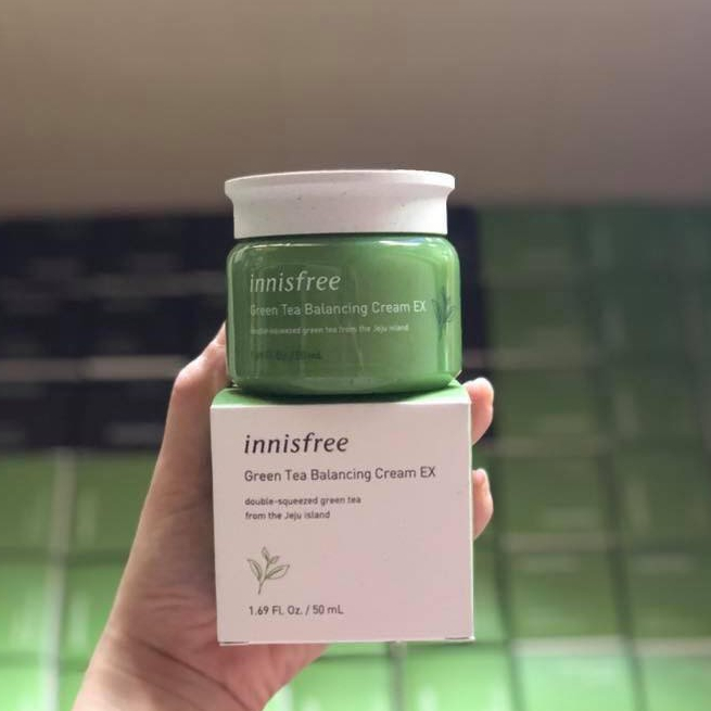 Kem dưỡng ẩm Innisfree Green Tea Cream trà xanh