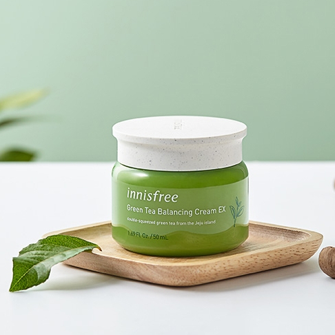 Kem dưỡng ẩm Innisfree Green Tea Cream trà xanh