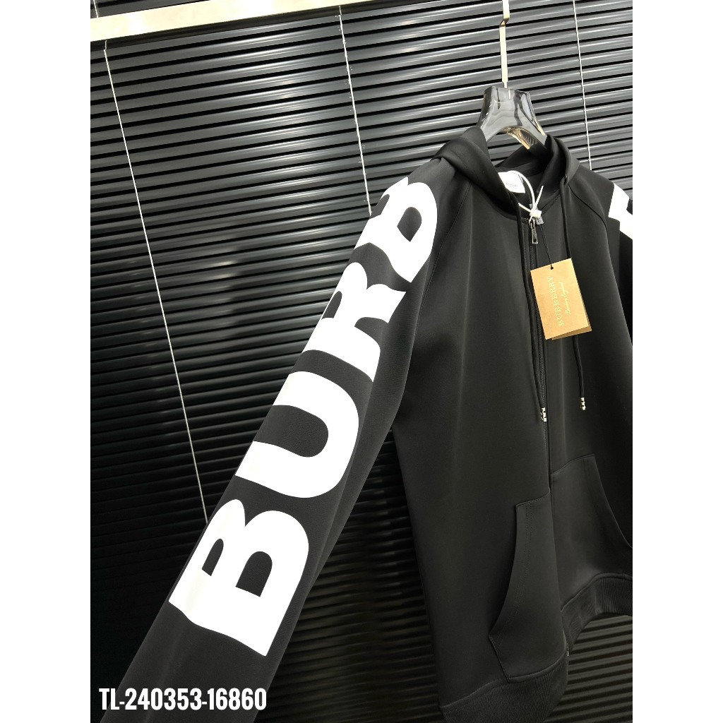 🔥Hot🔥Áo hoodie Burberry in chữ tay thiết kế hot trend Nam nữ Thu Đông 2023