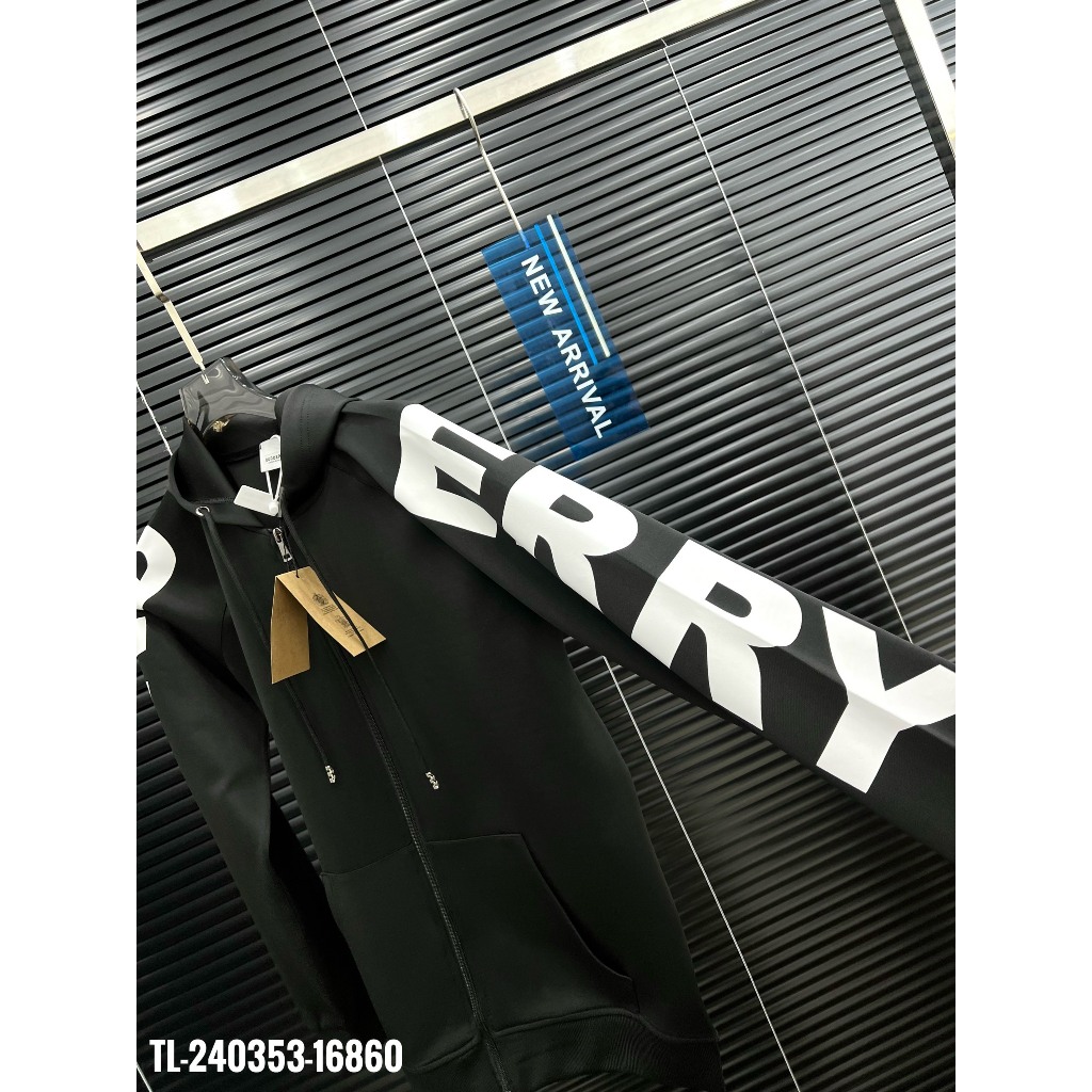 🔥Hot🔥Áo hoodie Burberry in chữ tay thiết kế hot trend Nam nữ Thu Đông 2023
