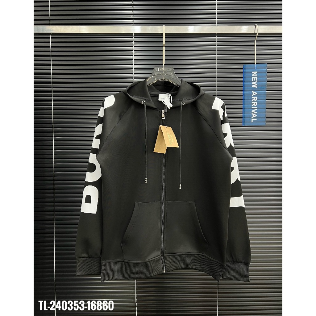 🔥Hot🔥Áo hoodie Burberry in chữ tay thiết kế hot trend Nam nữ Thu Đông 2023