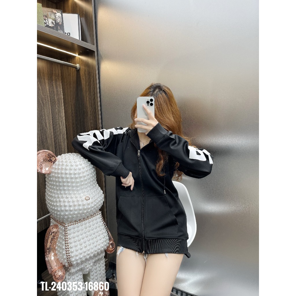 🔥Hot🔥Áo hoodie Burberry in chữ tay thiết kế hot trend Nam nữ Thu Đông 2023