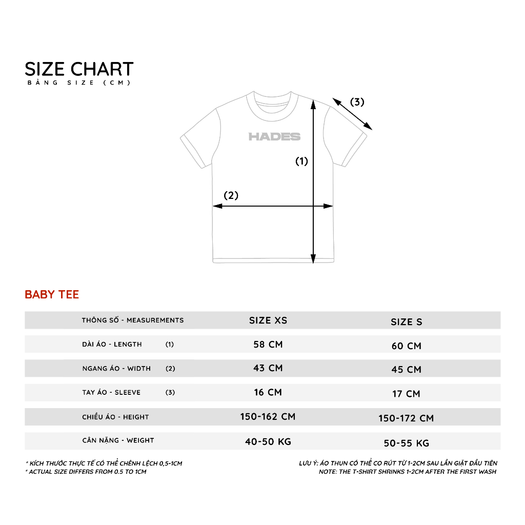 ÁO THUN TAY LỠ UNISEX BLOOM FLAME BABY TEE 100% COTTON - HADES BRAND CHÍNH HÃNG