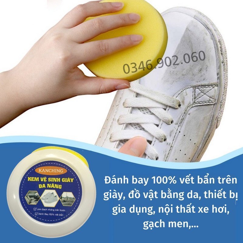 Sáp Lau Giày Nami Kem Vệ Sinh Giày Làm Trắng Hiệu Quả Đa Năng
