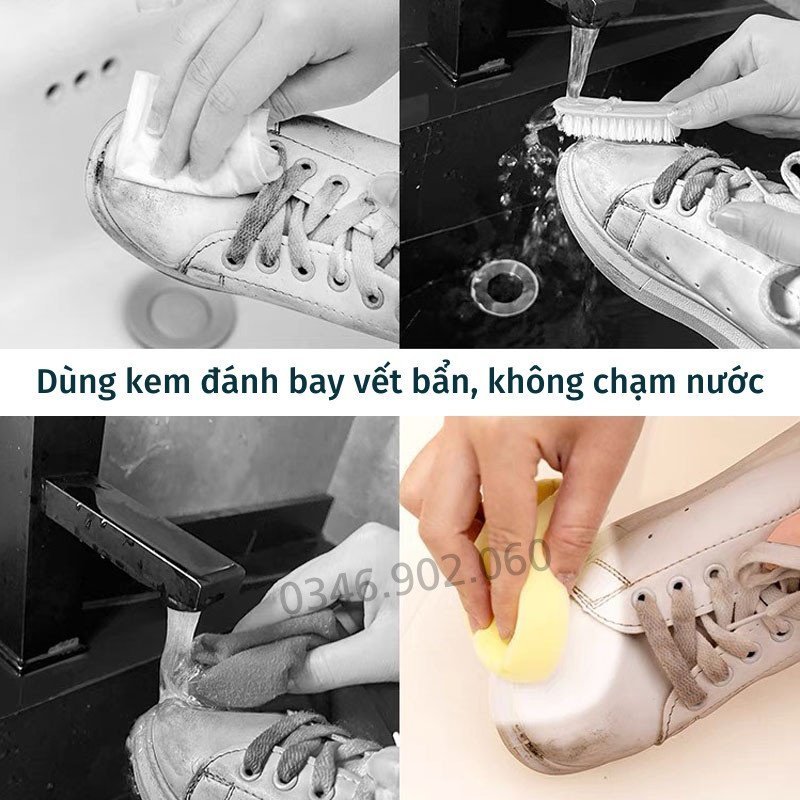 Sáp Lau Giày Nami Kem Vệ Sinh Giày Làm Trắng Hiệu Quả Đa Năng