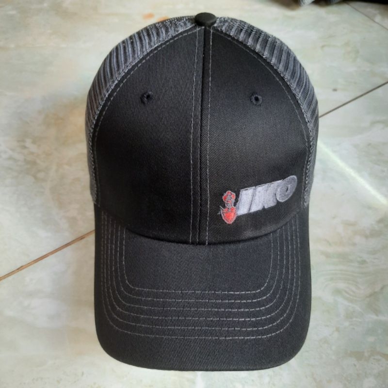 Nón lưới màu đen logo IKO thoáng khí/ mũ lưỡi trai phối lưới màu đen thoáng mát.