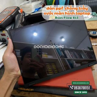 Miếng dán PPF Hydorgen Laptop Asus Flow X13 trong, nhám, đổi màu cao cấp