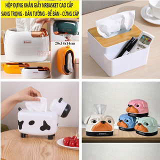 [FREESHIP] HỘP ĐỰNG KHĂN GIẤY ĐỂ BÀN TIỆN DỤNG