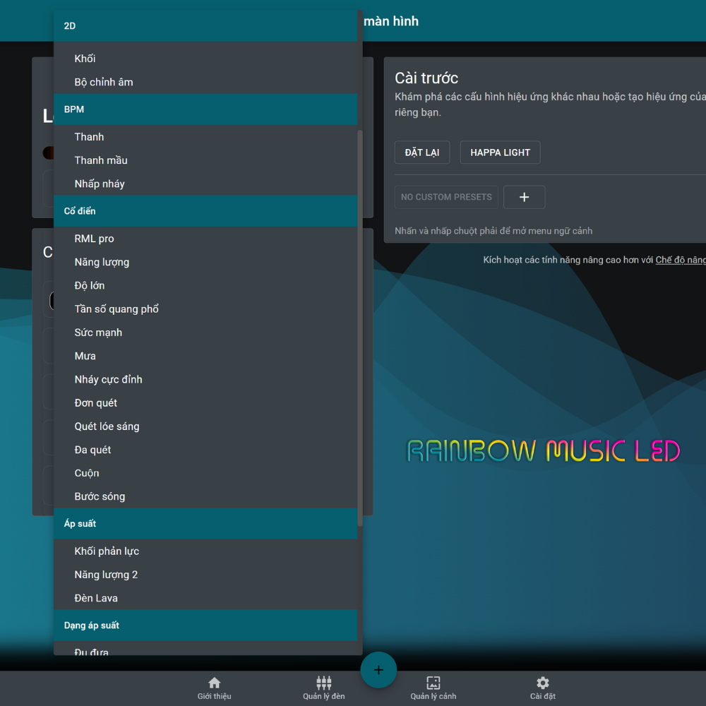 AMBILIGHT.VN - Led bàn Ambilight USB Pro Max - AI theo màu technology + nháy nhạc 100 hiệu ứng - RAINBOW MUSIC LED