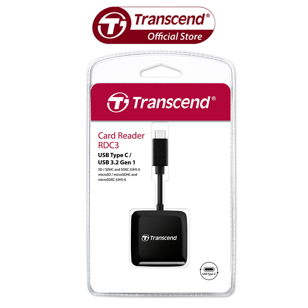Đầu Đọc Thẻ Transcend Type-C TS-RDC3K