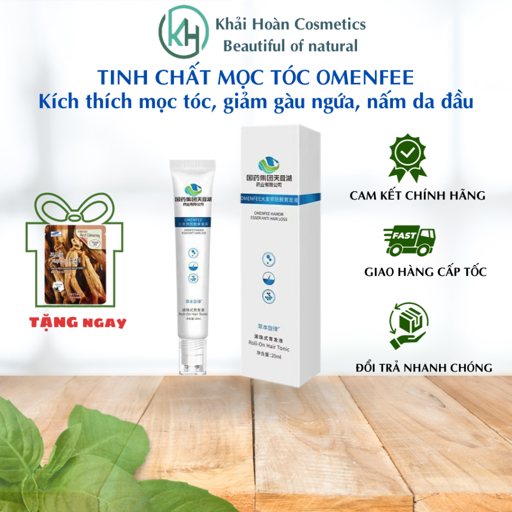 Tinh chất mọc tóc Omenfee, serum Omenfee kích thích mọc tóc, giảm gàu ngứa, nấm da đầu