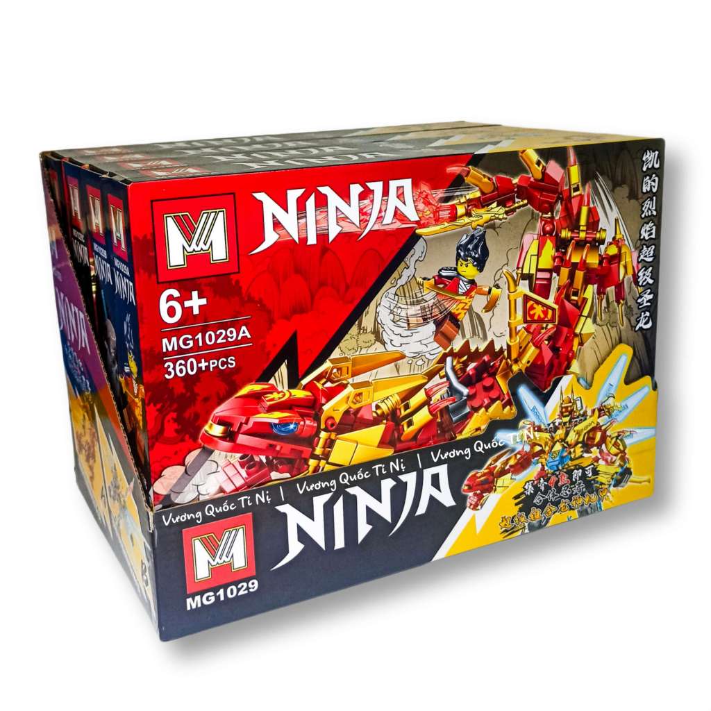 Đồ chơi ninja - Lắp ráp xếp hình 299-360 chi tiết cho bé