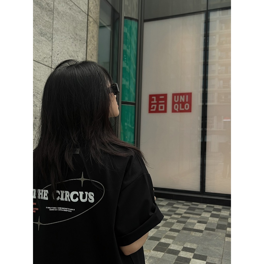 Áo thun unisex oversize Local Brand Circus 100% Cotton - Mã Basic B03