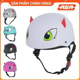 Mũ bảo hiểm nửa đầu hình thú có sừng - Bảo hành 12 tháng