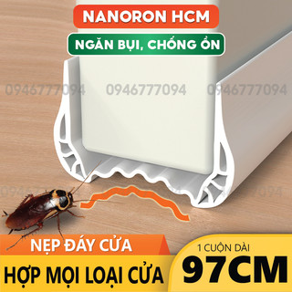 Thanh chắn cửa chống ồn, chống thoát hơi gió điều hòa ⭐ Nẹp xốp ZICZAC thế hệ mới chặn gió khe cửa NANORON xốp đáy cửa
