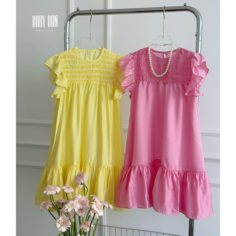 Đầm Xuông Bèo Cho Bé Gái