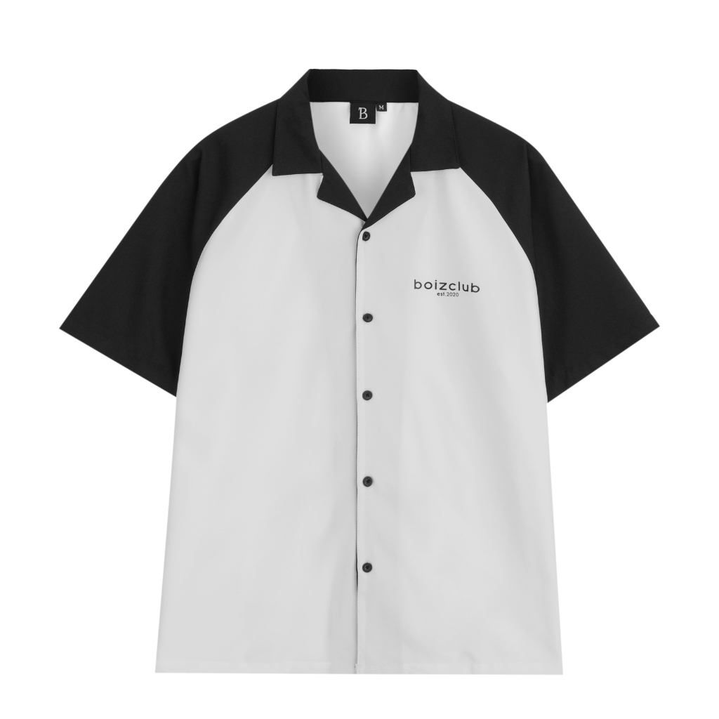 Áo sơ mi tay ngắn LocalBrand Boizclub tay raglan form unisex
