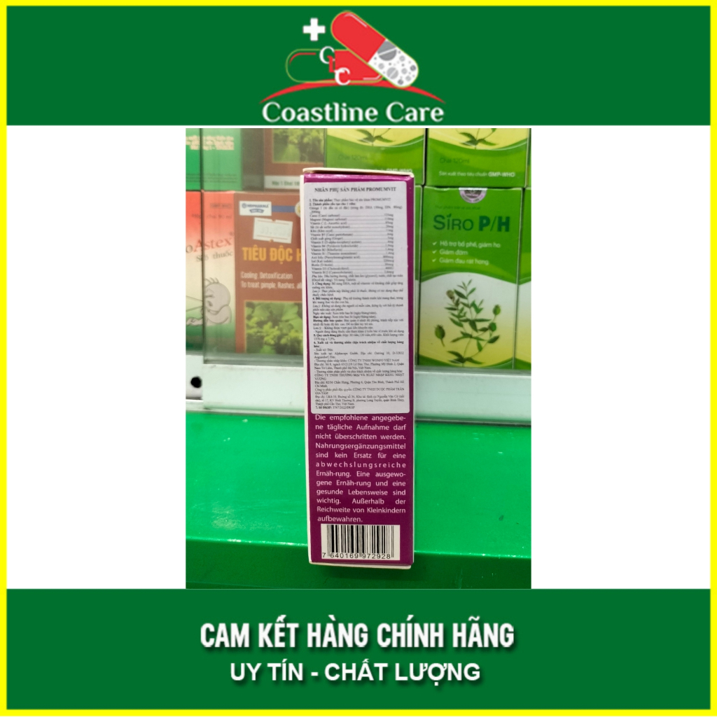 Promumvit - Giúp cung cấp vitamin và khoáng chất giúp tăng cường sức khỏe  - Coastlinecare
