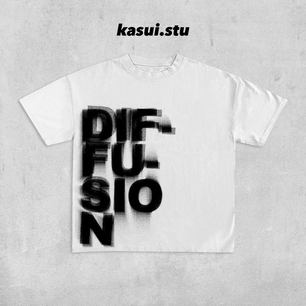 Áo Thun 250GSM Diffusion Form Boxy l Boxy Fit